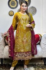 প্রিমিয়াম কোয়ালিটির ইন্ডিয়ান জর্জেটের  পার্টি কালেকশন - Image 2