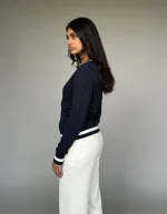 Valeria Women's V-Neck Sweater - White - Image 5