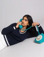 Valeria Women's V-Neck Sweater - White - Image 3