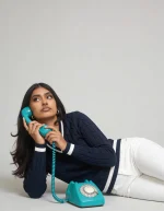 Valeria Women's V-Neck Sweater - White - Image 4